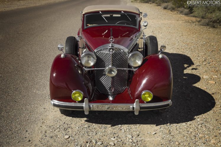 1938, Mercedes, Benz, 540k, Cabriolet, A, Sindelfingen, Luxury, Vintage HD Wallpaper Desktop Background