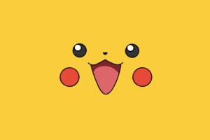 pokemon, Video, Games, Yellow, Pikachu, Faces, Simple