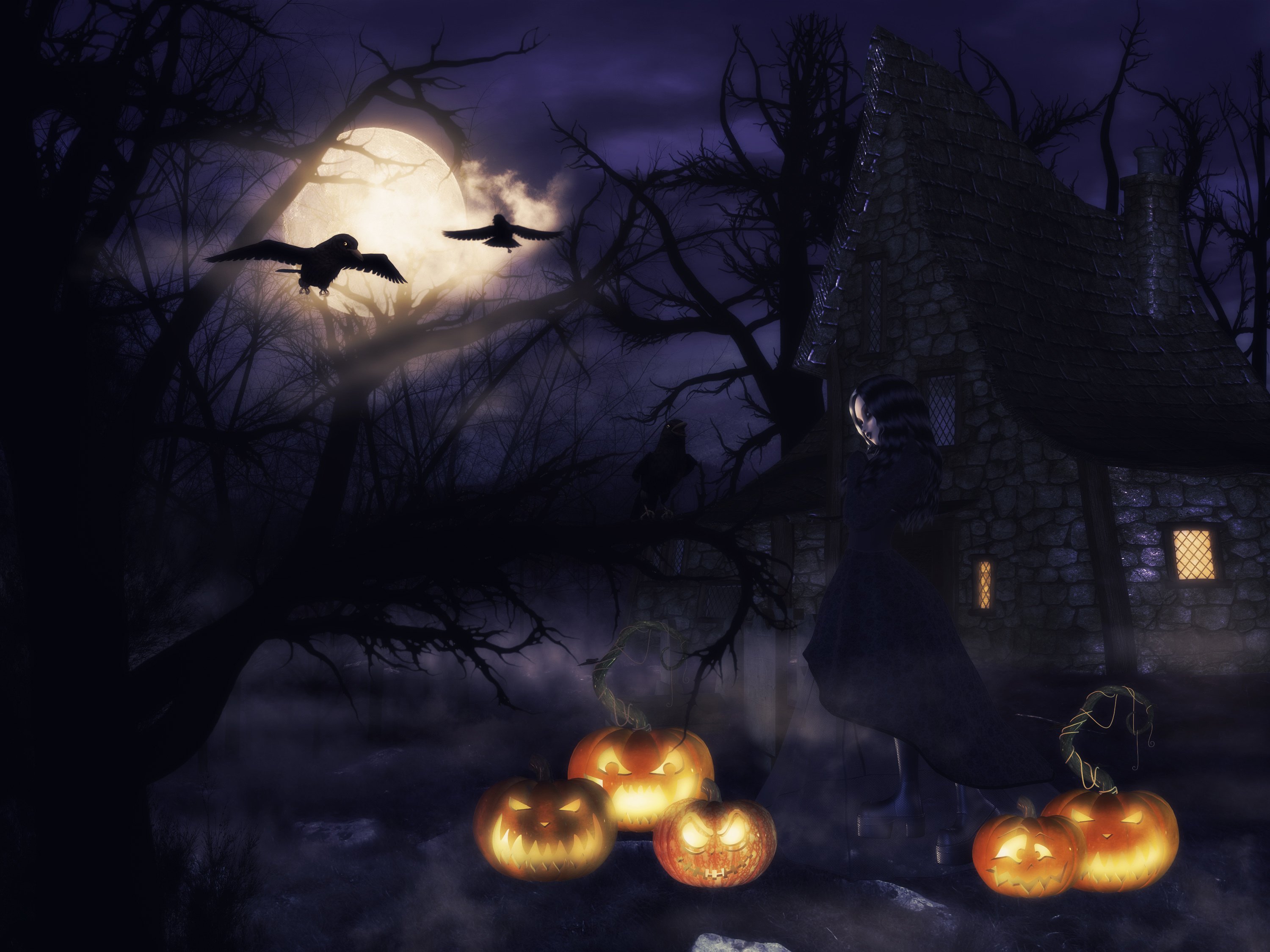 halloween, Holiday, Dark, Horror, Spooky Wallpapers HD / Desktop and