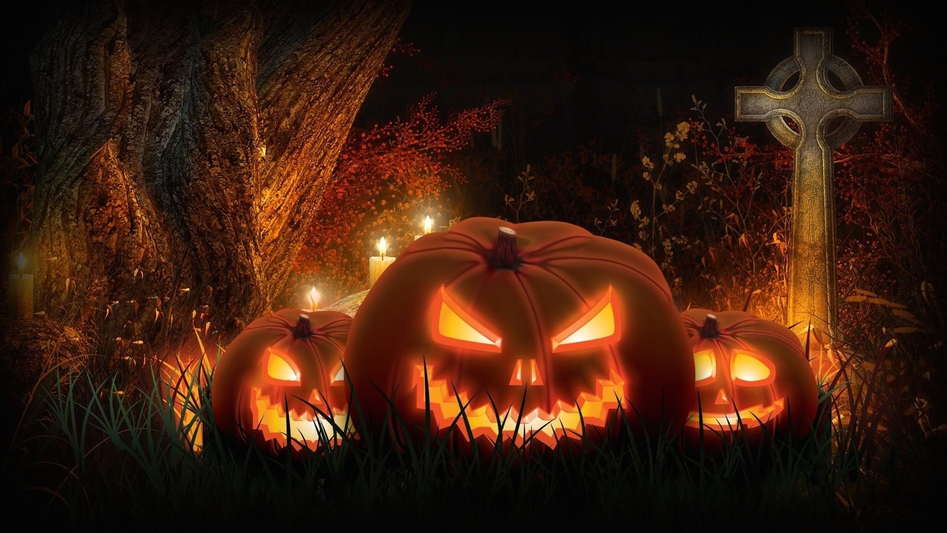 halloween, Spooky, Holiday, Creepy, Dark, Horror Wallpapers HD