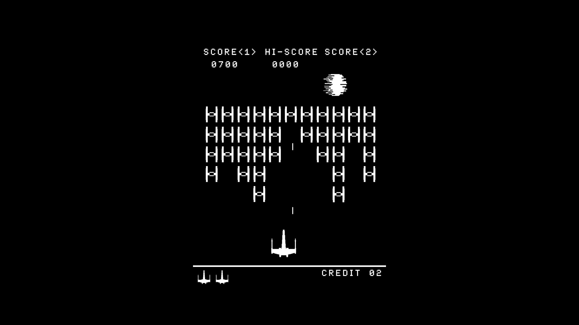 abstract, Star, Wars, Arcade, Death, Star, Video, Space, Invaders, Atari, Solid, Simplistic, Simple Wallpaper