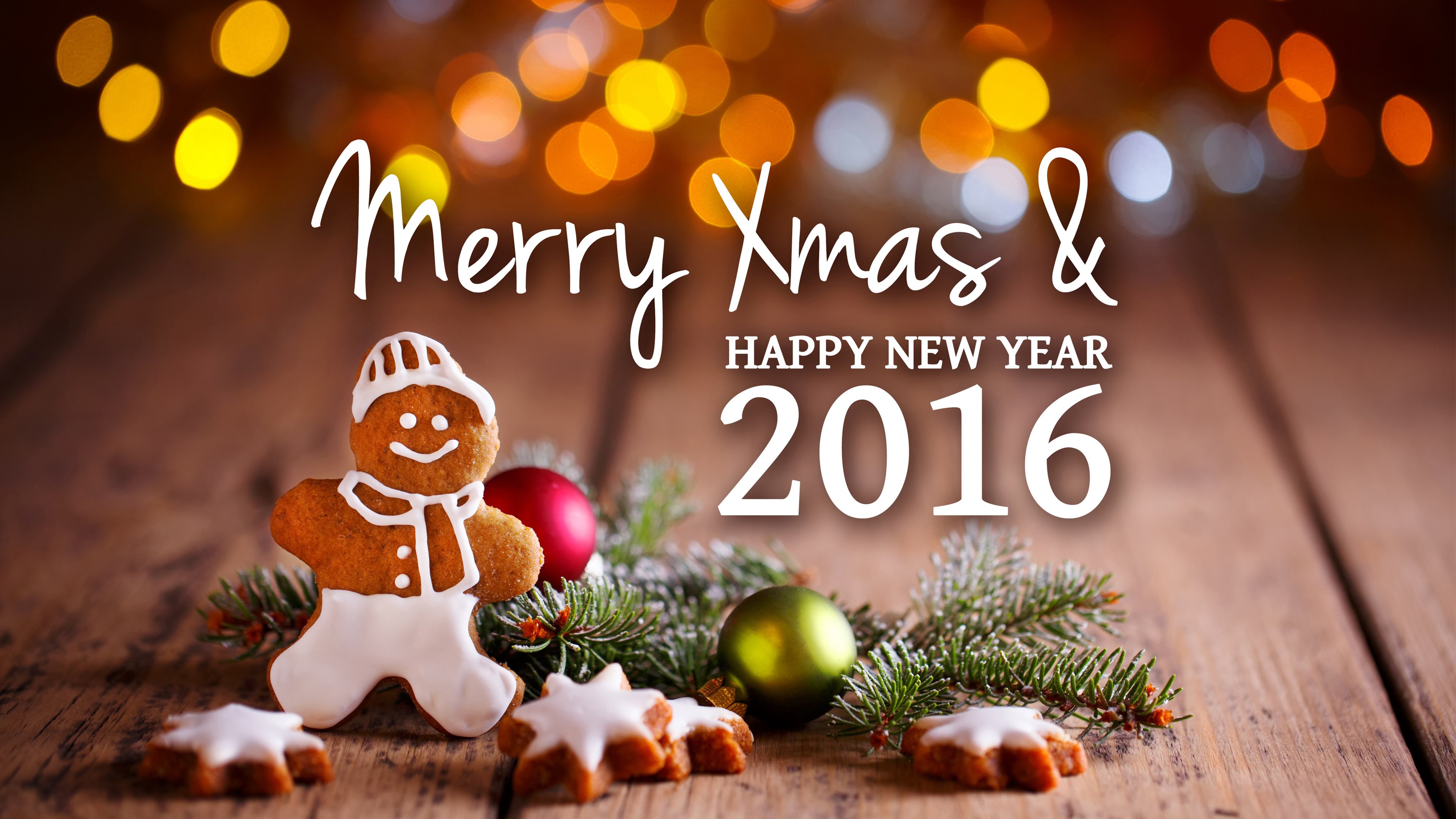 2016, New, Year, Holiday, Seasonal, Christmas Wallpaper