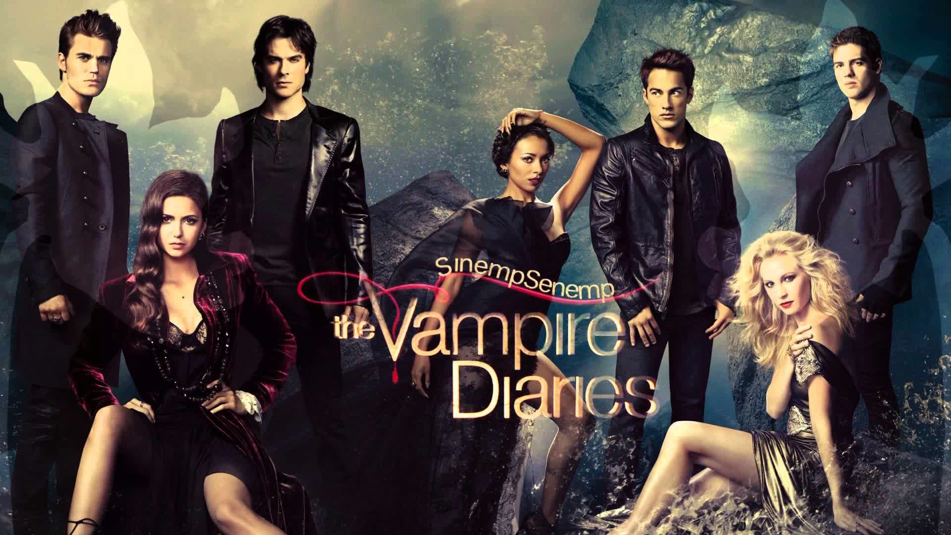 vampire, Diaries, Drama, Fantasy, Drama, Horror, Series, Romance, Poster Wallpaper