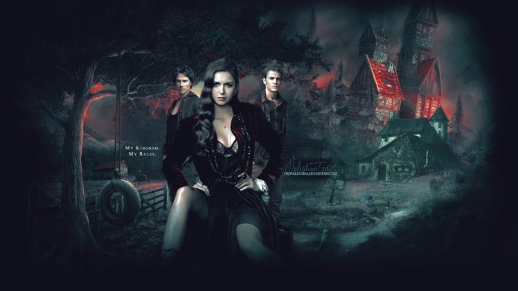 vampire, Diaries, Drama, Fantasy, Drama, Horror, Series, Romance HD Wallpaper Desktop Background
