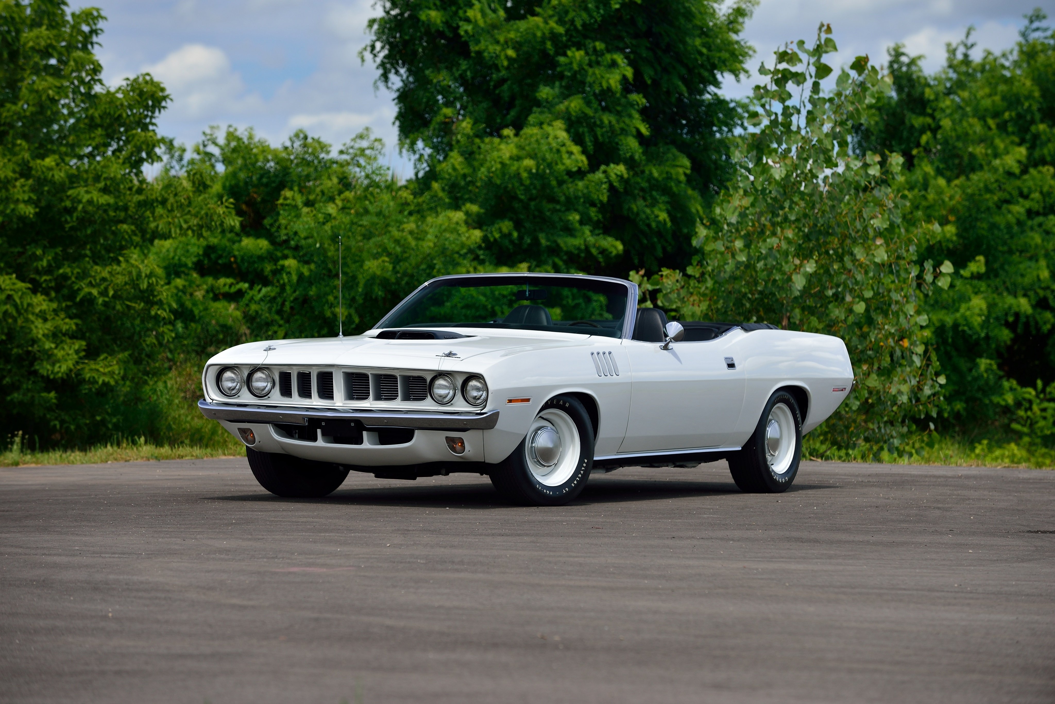 1971, Plymouth, Hemi, Cuda, Convertible, Bs27, Mopar, Muscle, Classic Wallpaper