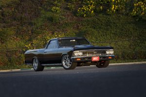 1966, Chevy, Chevelle, El, Camino, Cars, Pickup, Black, Modified