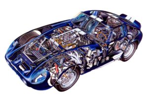 1964, Shelby, A c, Cobra, Daytona, Coupe, Supercars, Supercar, Race, Racing, Interior, See through, See, Through