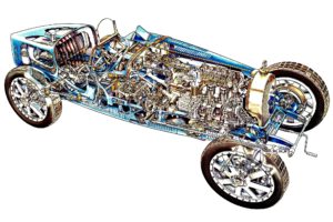 1924, Bugatti, Type 35, Retro, Race, Racing, Interior, Engine, Engines