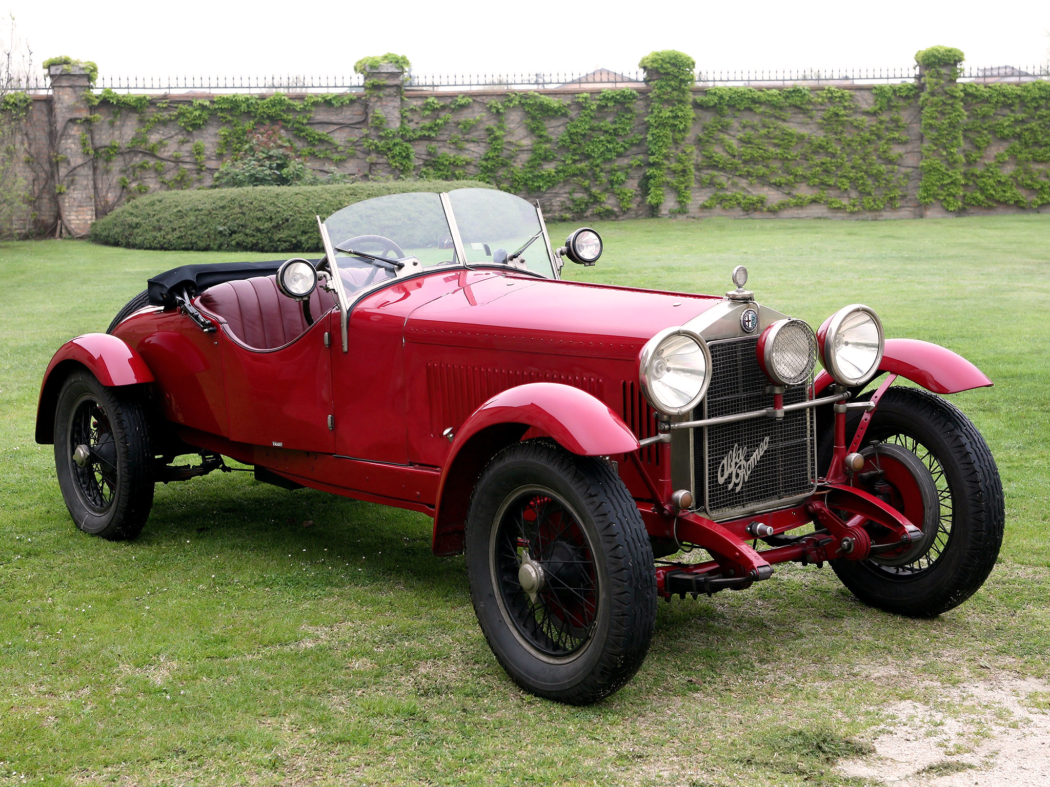 1928, Alfa, Romeo, 6 c, 1500, Mille, Miglia, Spider, Retro Wallpaper