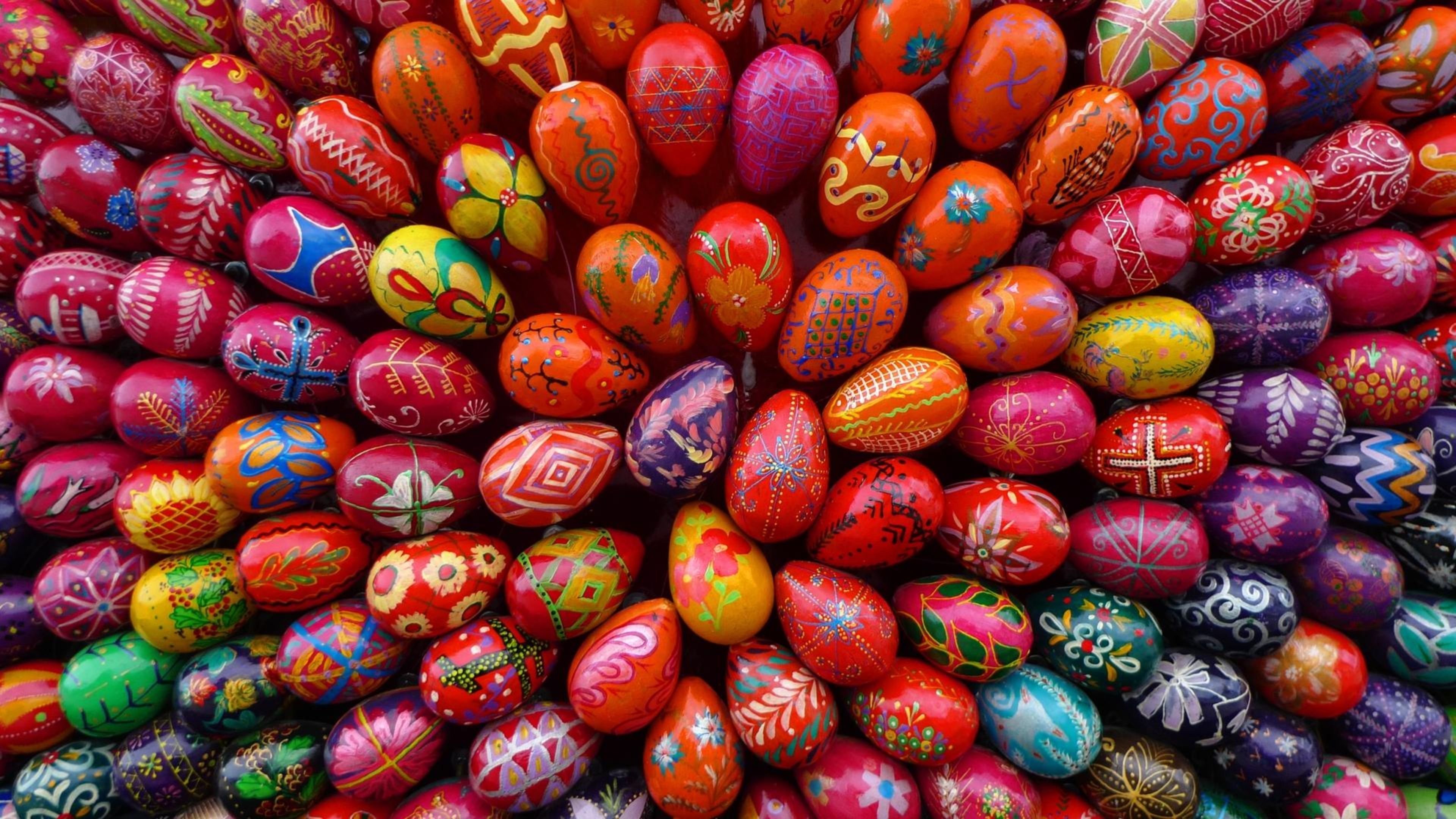 huevos, Pascua, Pintados Wallpaper
