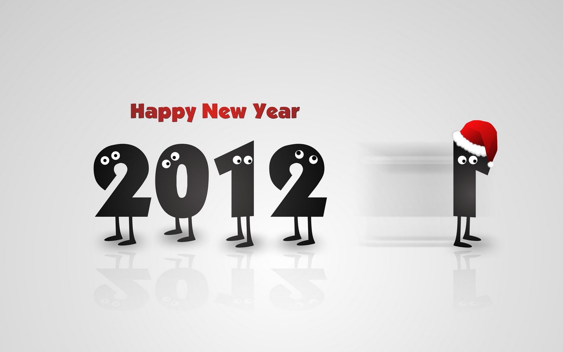 funny, New, Year, Creative Wallpaper