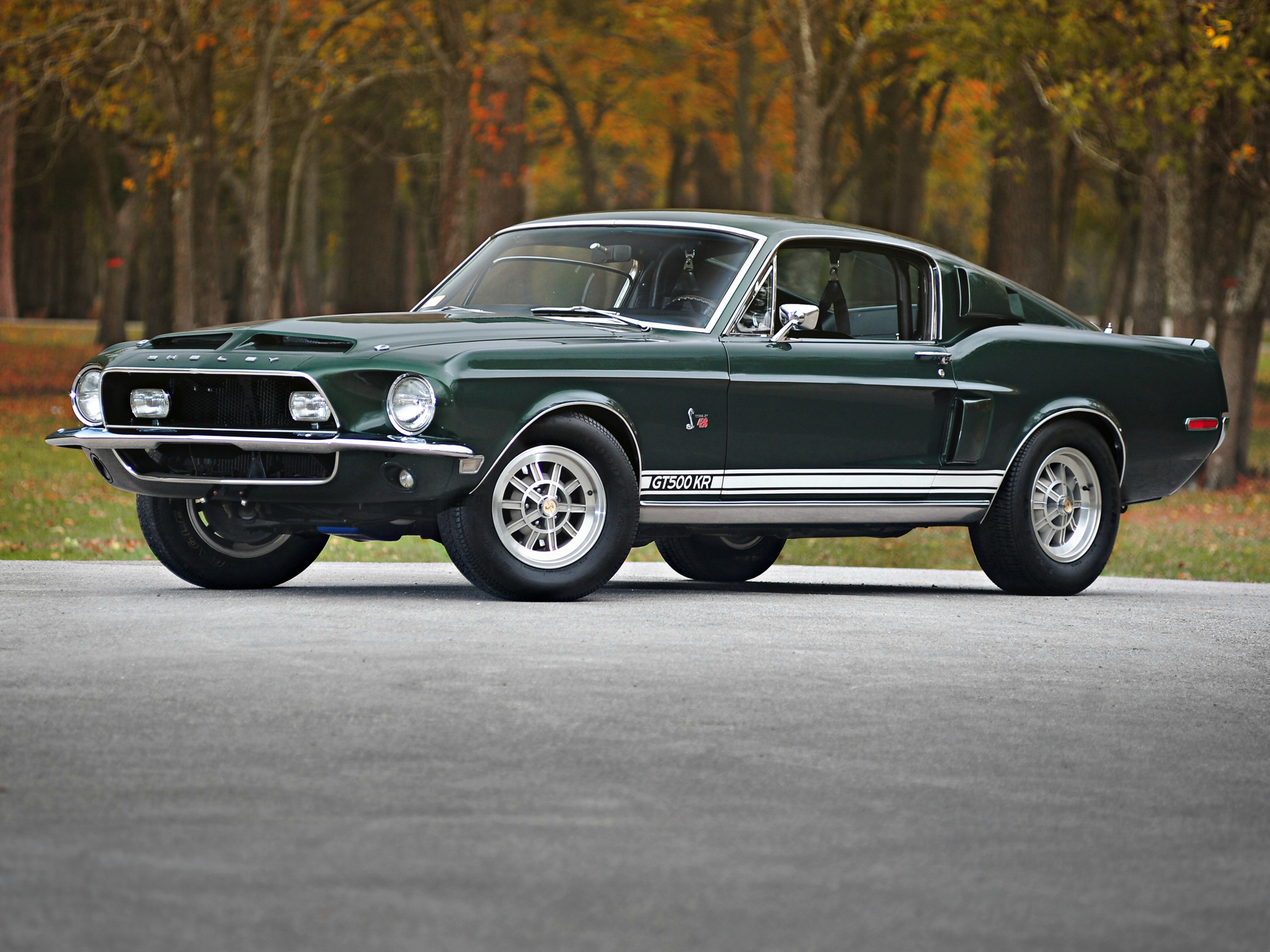 1968, Shelby, Gt500 kr, Gt500, Ford, Mustang, Muscle, Classic Wallpaper