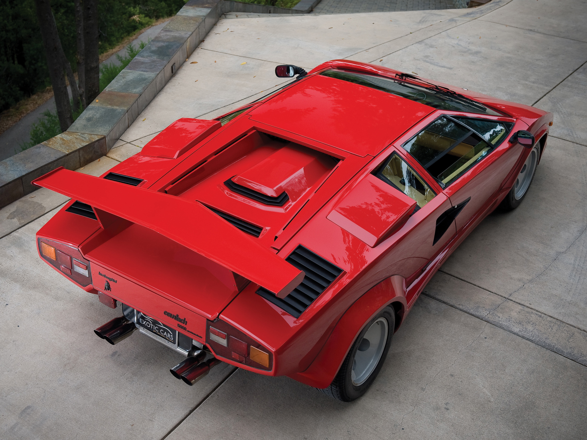 Lamborghini Countach скорость