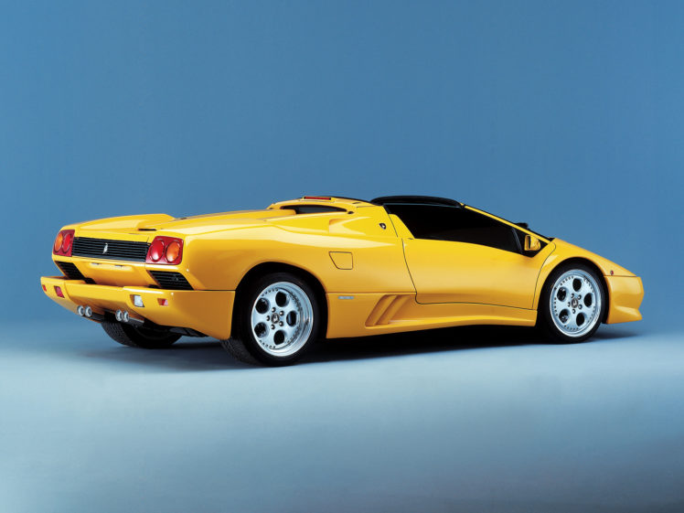 1998, Lamborghini, Diablo vt, Roadster, Diablo, Supercar, Supercars HD Wallpaper Desktop Background
