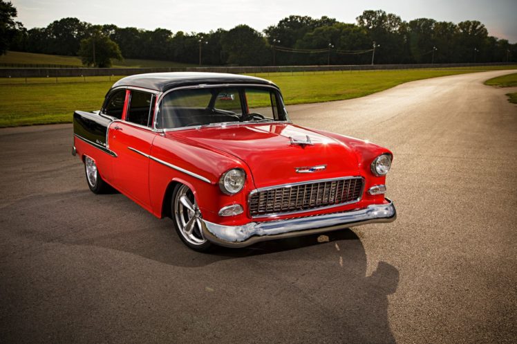 1955, Chevrolet, Chevy, Bel, Air, Belair, Street, Machine, Super, Street, Cruiser, Usa,  02 HD Wallpaper Desktop Background