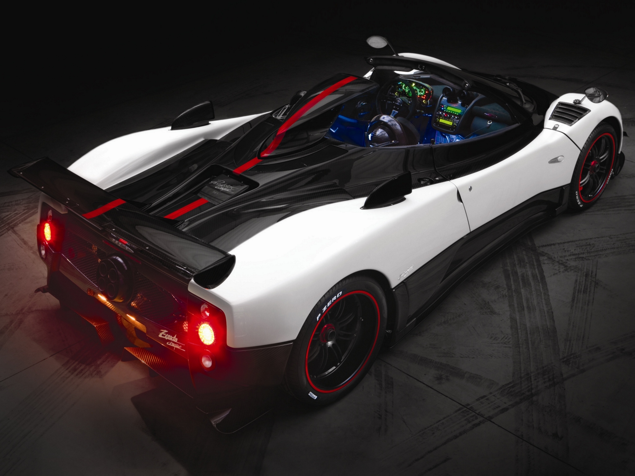 2009, Pagani, Zonda, Cinque, Roadster, Supercar, Supercars, Interior Wallpaper
