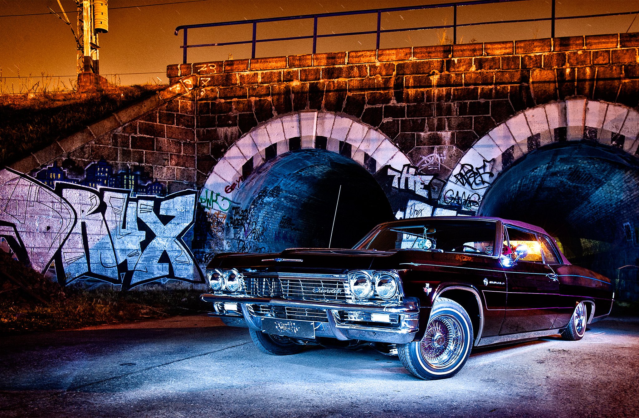 Download hd wallpapers of 973338-1965, Chevrolet, Impala, Custom, Tuning, H...
