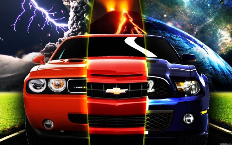 challenger, Mustang, Camaro, Muscle HD Wallpaper Desktop Background