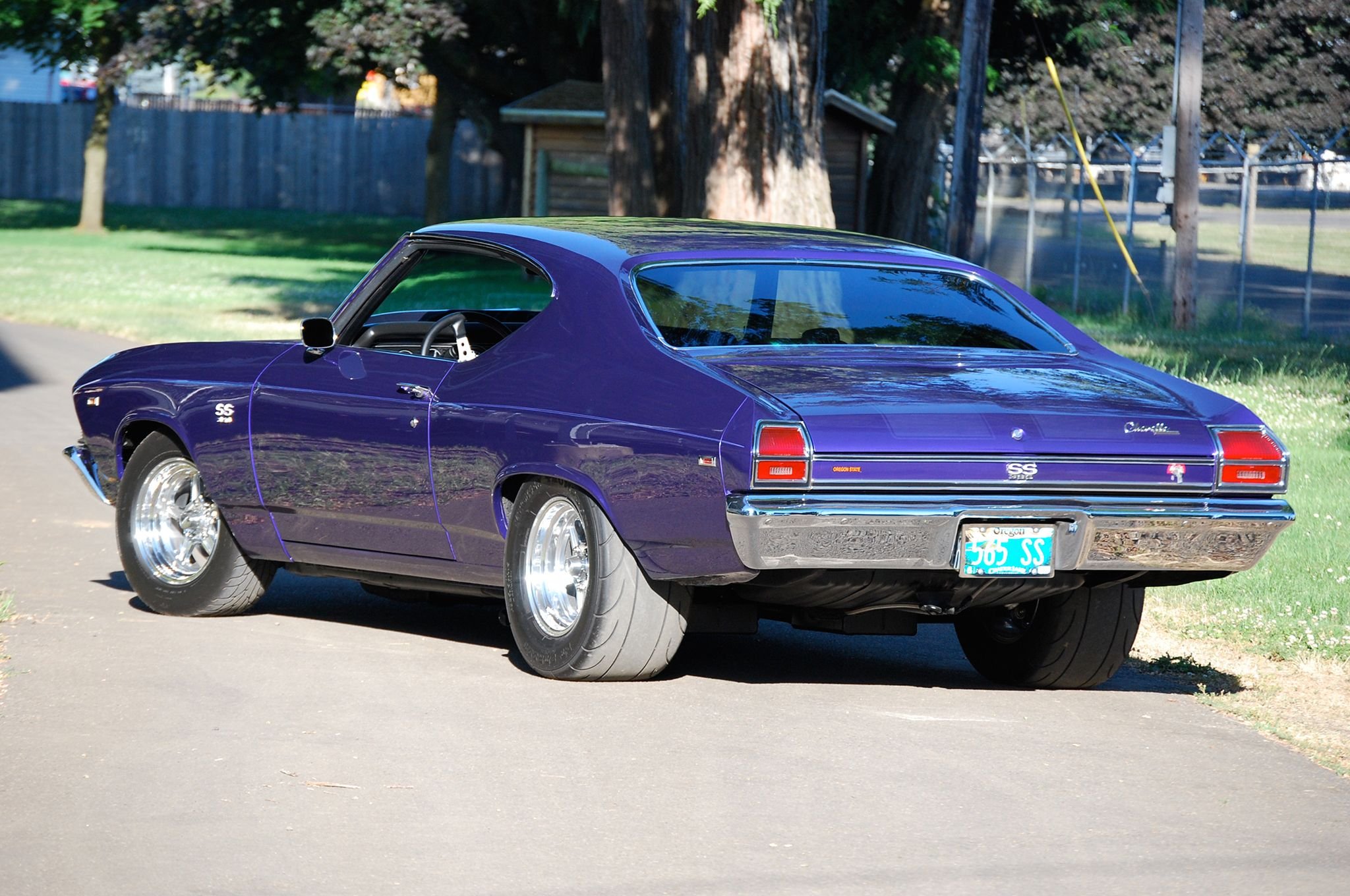 1969 Chevy Chevelle Cars Modified Blue Wallpapers Hd Desktop And