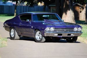 1969, Chevy, Chevelle, Cars, Modified, Blue