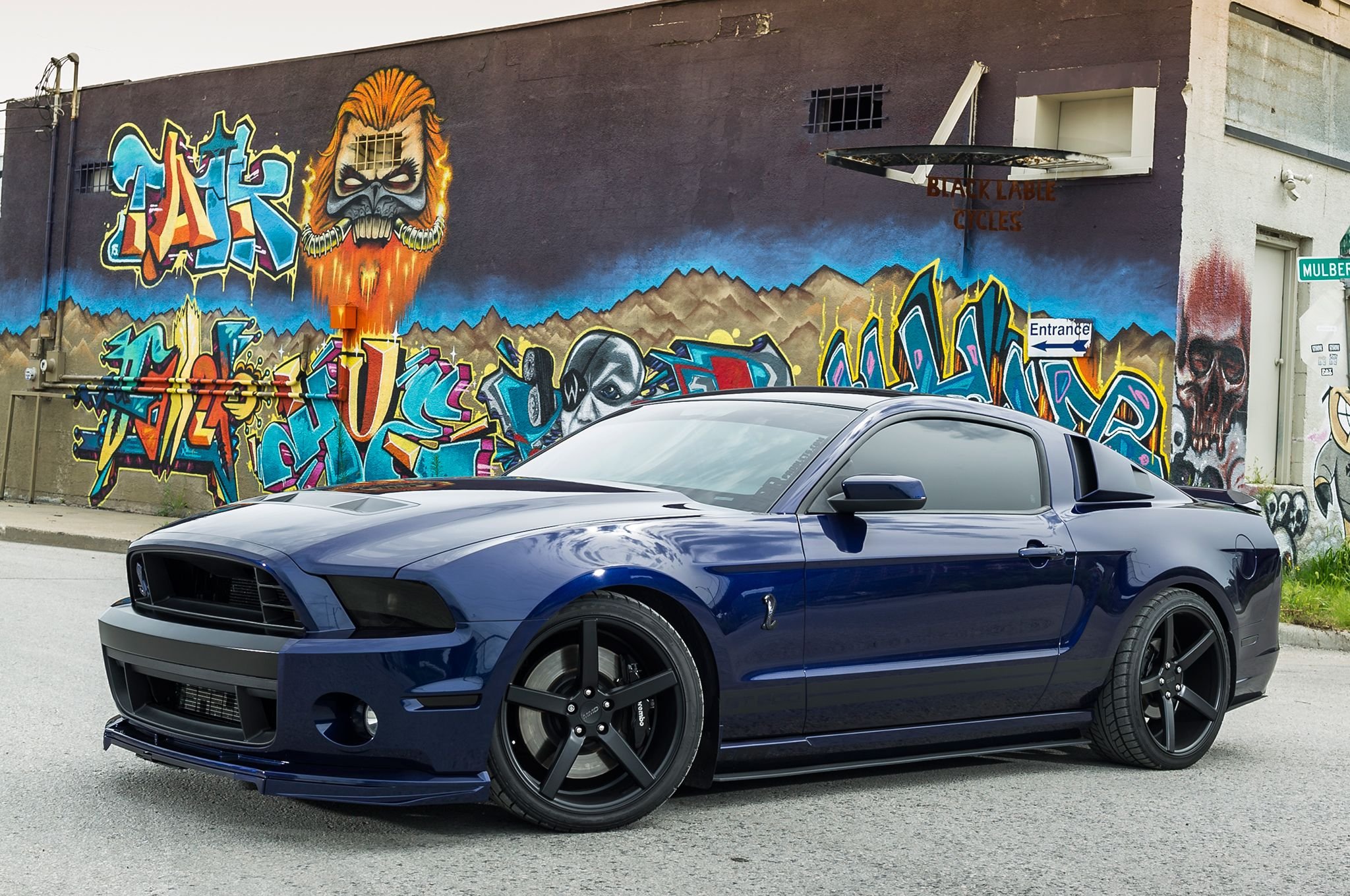 2010, Mustang, Shelby, Gt500, Blue, Cars, Modified Wallpapers HD ...