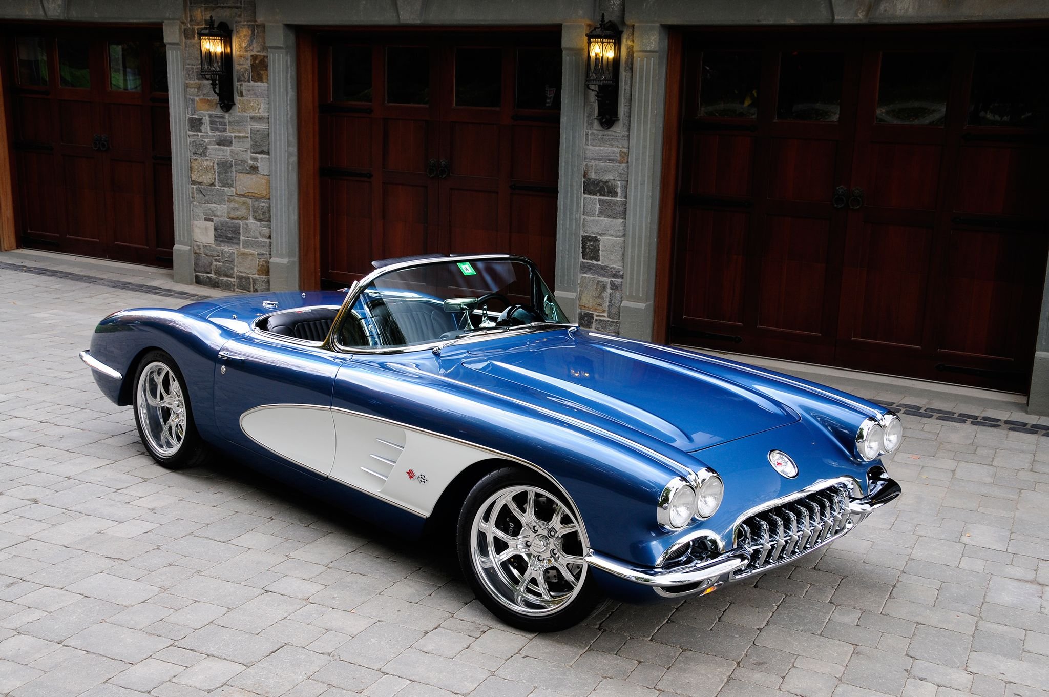 1959, Chevrolet, Corvette, Ls3, Convertible,  c1 , Cars, Classic, Modified Wallpaper