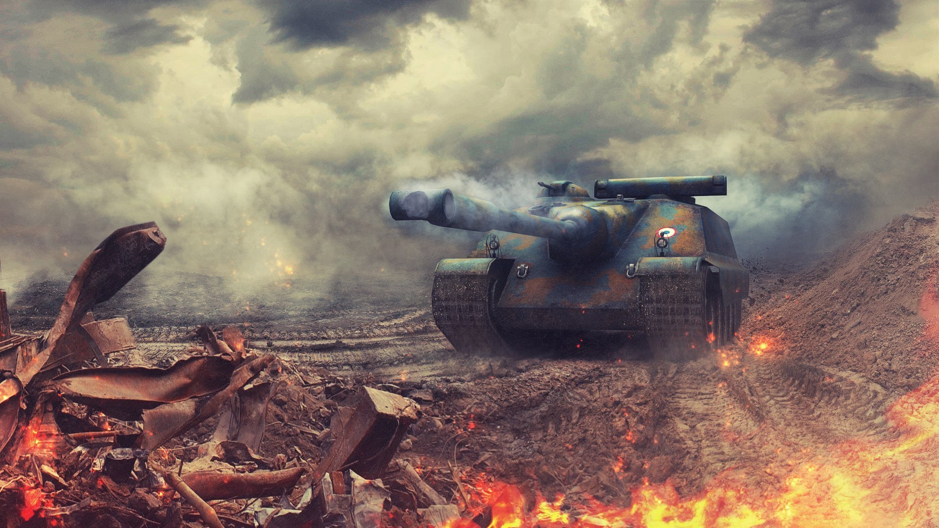 world, Of, Tanks, Tanks, Amx 50, Foch Wallpaper
