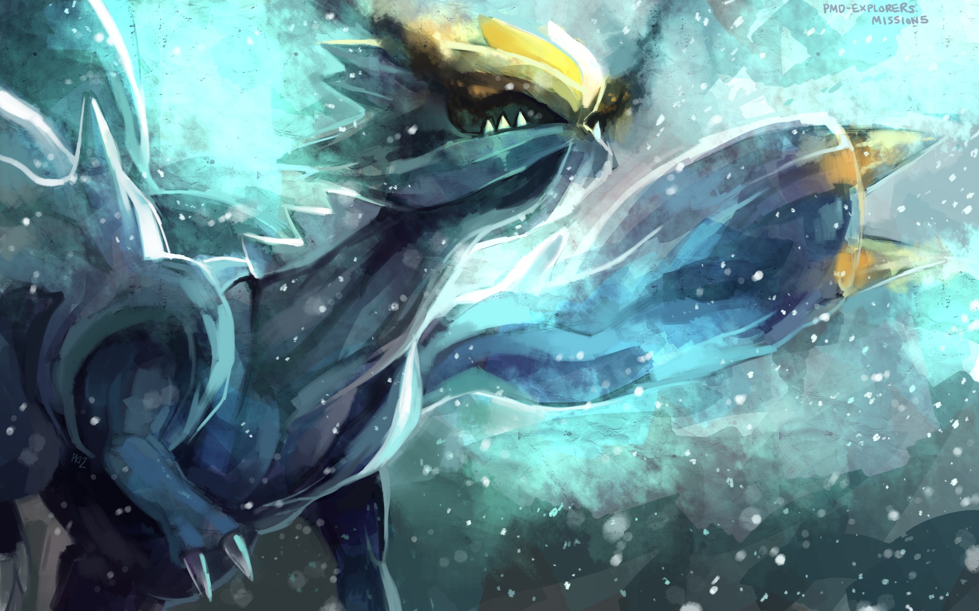 pokemon, Dragon, Kyurem, Purple, Kecleon, Wings, Yellow, Eyes Wallpaper