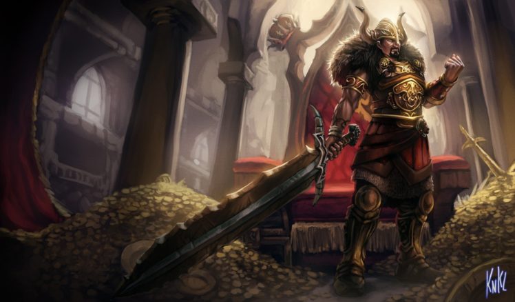 paintings, Video, Games, League, Of, Legends, Riot, Games, Tryndamere HD Wallpaper Desktop Background