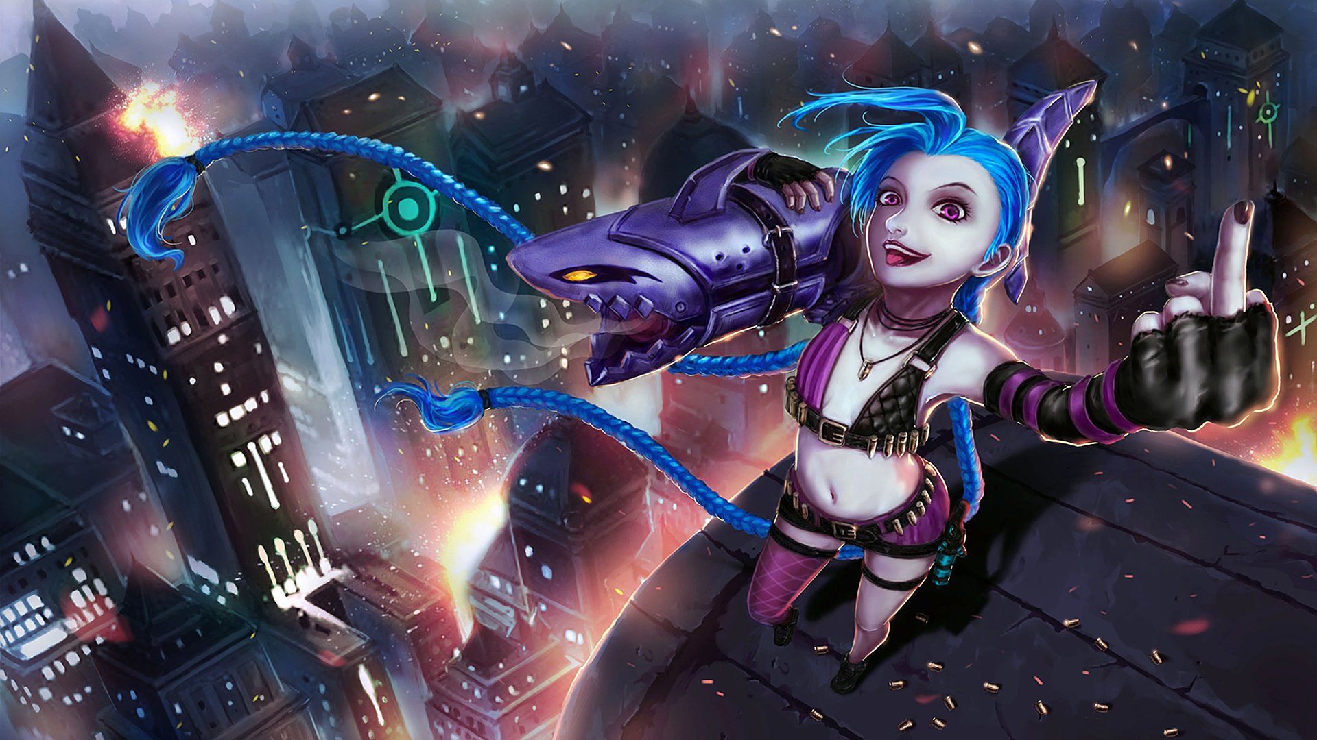 league, Of, Legends, Jinx Wallpaper