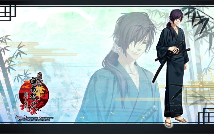 hakuouki, Shinsengumi, Kitan, Saitou, Hajime HD Wallpaper Desktop Background