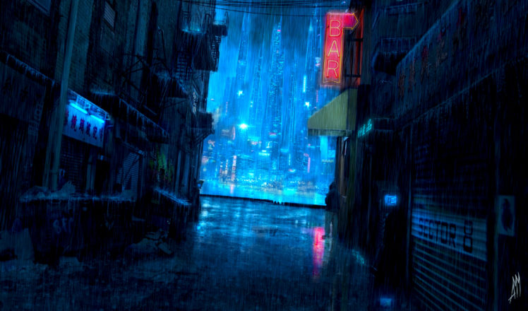 original, City, Rain, Scenic, Tagme HD Wallpaper Desktop Background