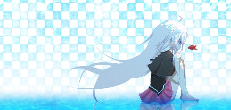 vocaloid, Animal, Fish, Ia, Usaniwa, Vocaloid, Mood HD Wallpaper Desktop Background