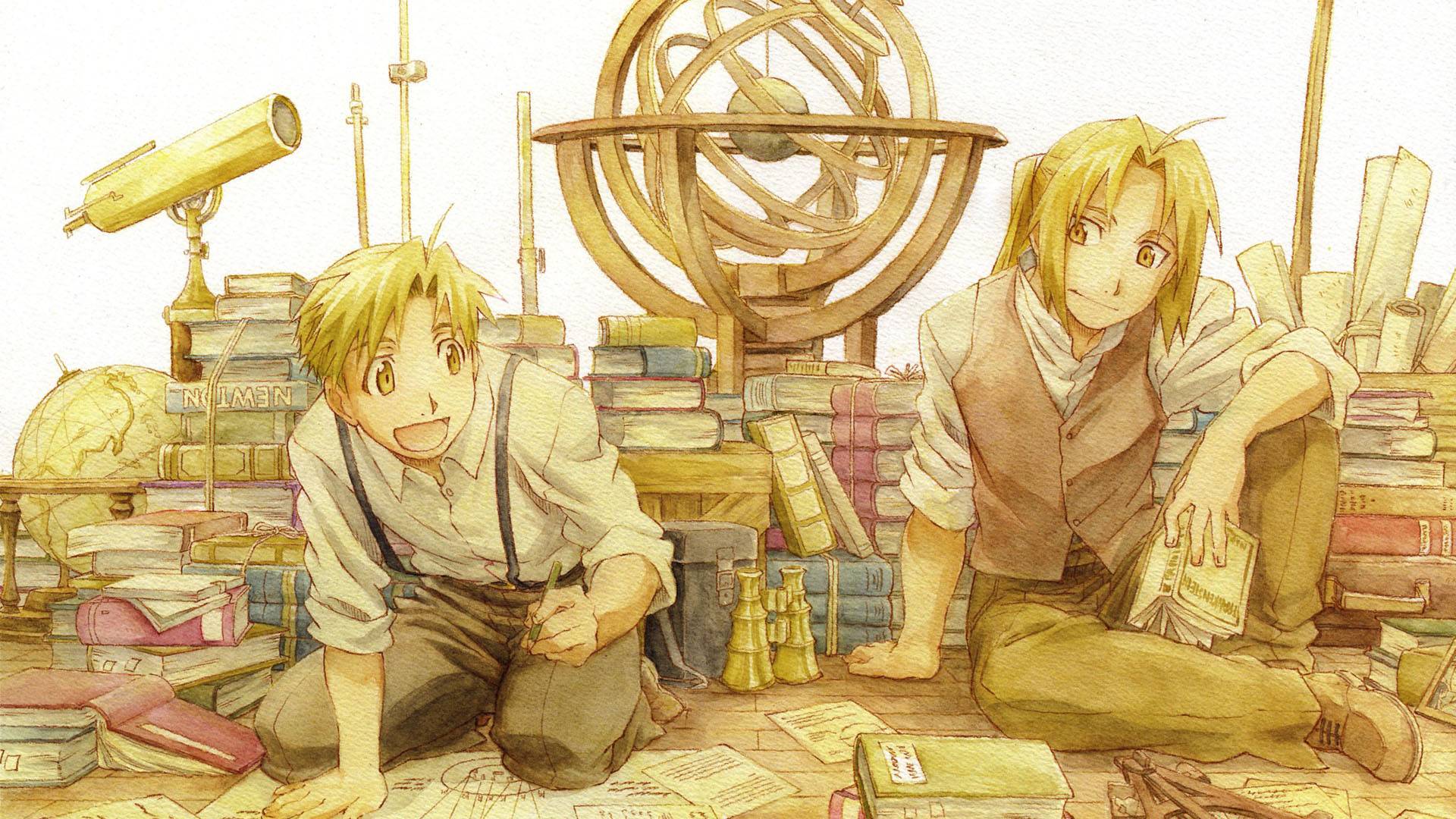 fullmetal, Alchemist, Elric, Brothers Wallpaper