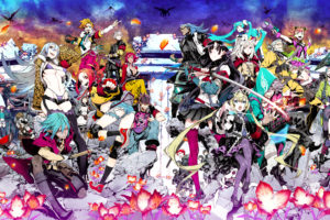 7th, Dragon, Group, Hatsune, Miku, Miwa, Shirow, Pointed, Ears, Skirt, Sword, Tagme, Thighhighs, Weapon