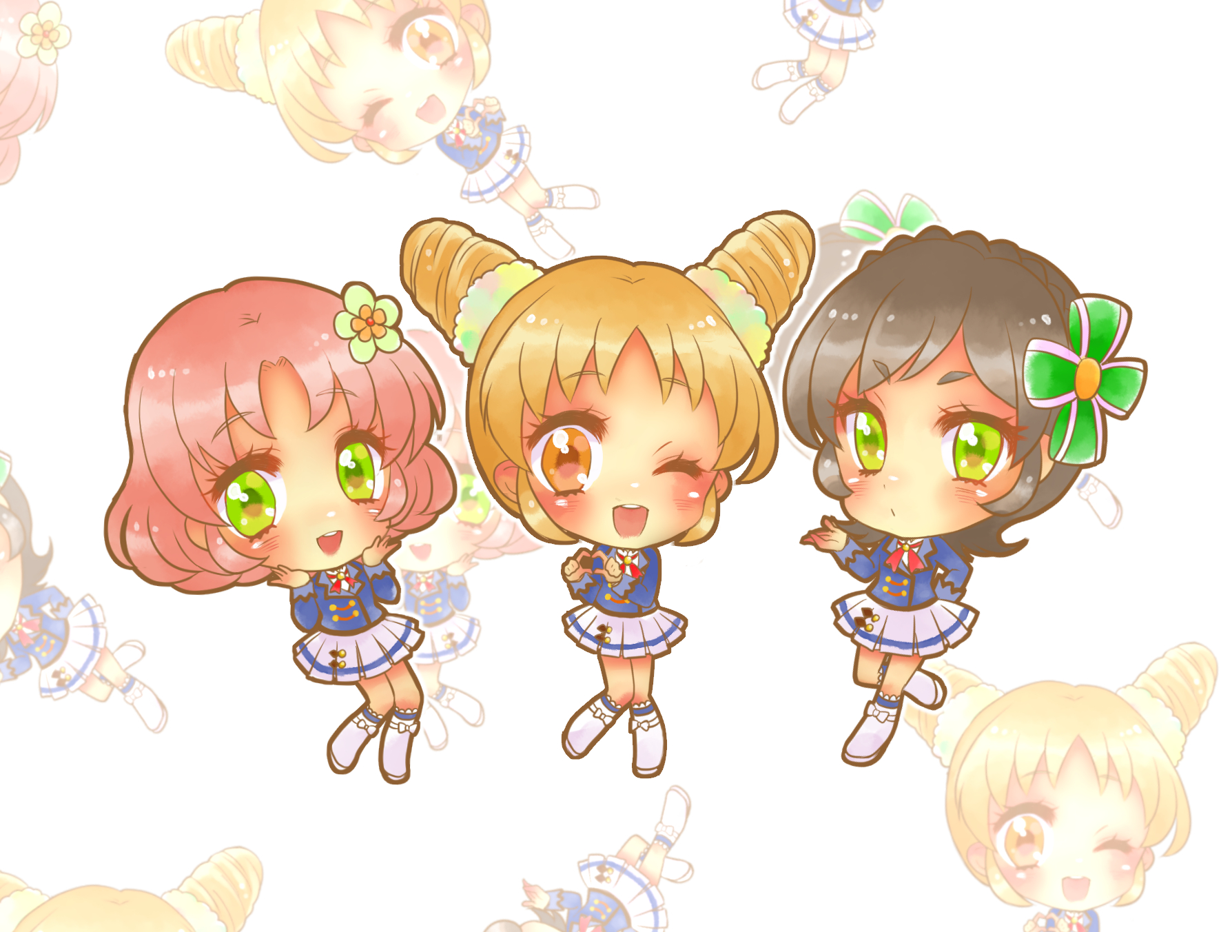 aikatsu , Chibi Wallpaper