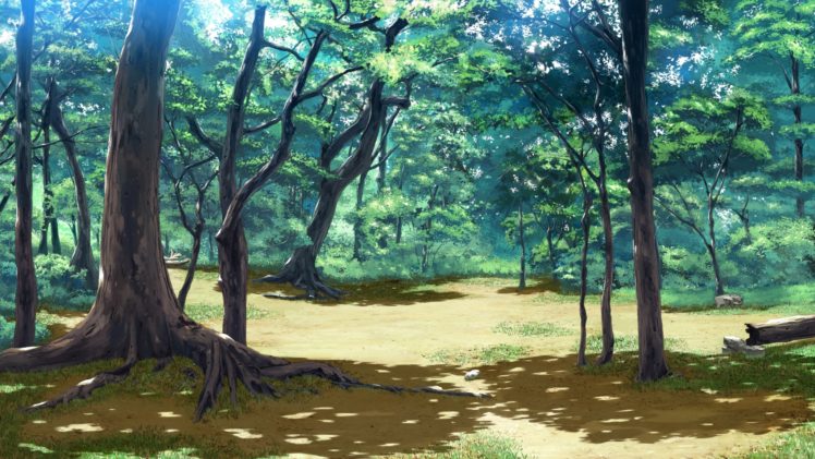 koiken, Otome, Forest, Game, Cg, Koiken, Otome, Nobody, Scenic, Tree HD Wallpaper Desktop Background