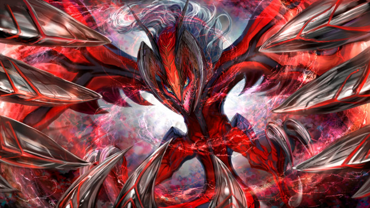 pokemon, Red, Thyr, Yveltal HD Wallpaper Desktop Background