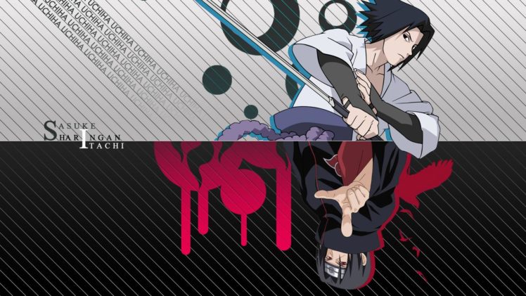 uchiha, Sasuke, Naruto , Shippuden, Akatsuki, Uchiha, Itachi, Sharingan HD Wallpaper Desktop Background