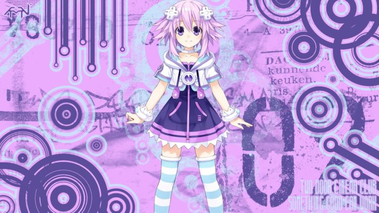 purple, Hair, Short, Hair, Anime, Purple, Eyes, Anime, Girls, Hyperdimension, Neptuni HD Wallpaper Desktop Background