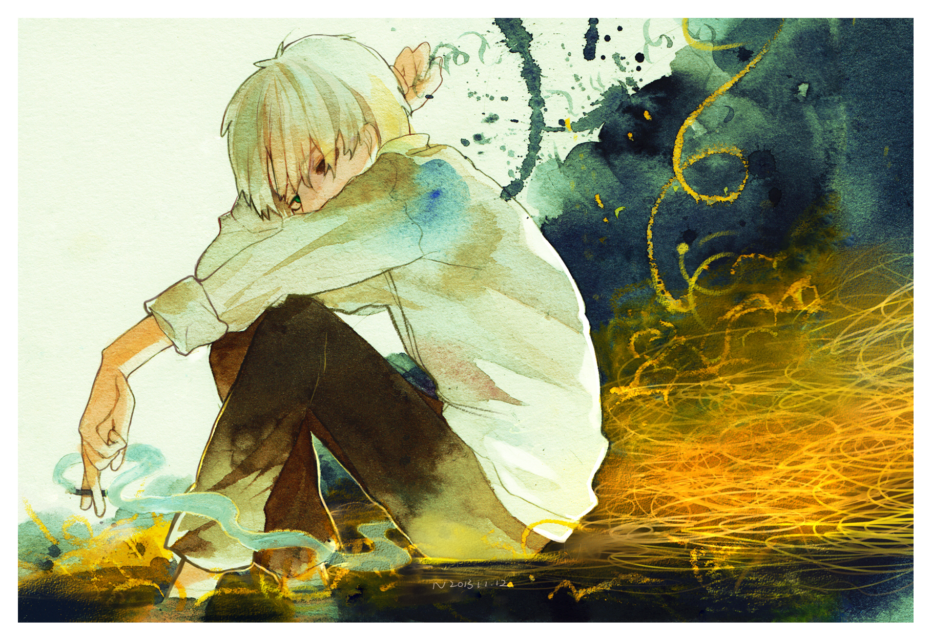 mushishi, Ginko Wallpaper