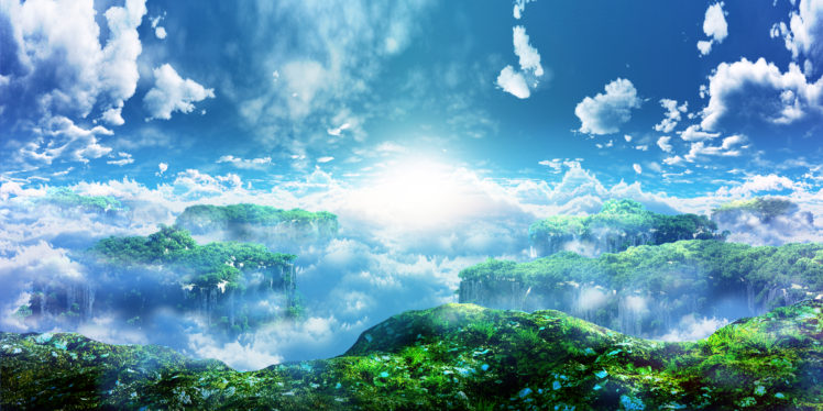 original, 3d, Clouds, Landscape, Nobody, Original, Scenic, Sky, Y k HD Wallpaper Desktop Background