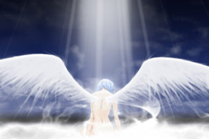 angels, Wings, Ayanami, Rei, Neon, Genesis, Evangelion, Sunlight