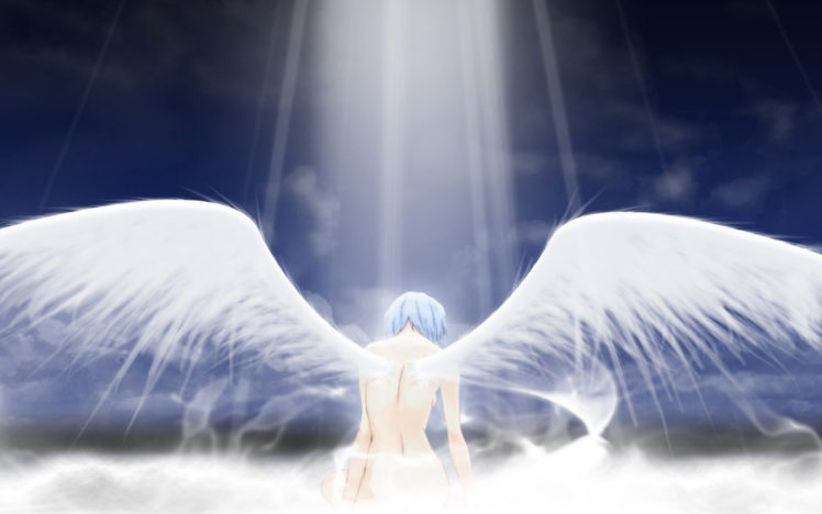 angels, Wings, Ayanami, Rei, Neon, Genesis, Evangelion, Sunlight HD Wallpaper Desktop Background