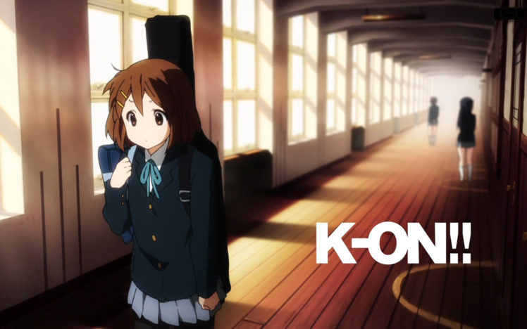 k on , School, Uniforms, Hirasawa, Yui, Anime, Girls HD Wallpaper Desktop Background