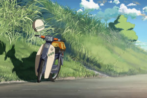 makoto, Shinkai, 5, Centimeters, Per, Second, Anime, Motorbikes