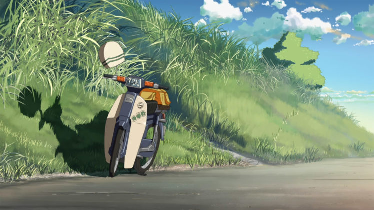 makoto, Shinkai, 5, Centimeters, Per, Second, Anime, Motorbikes HD Wallpaper Desktop Background
