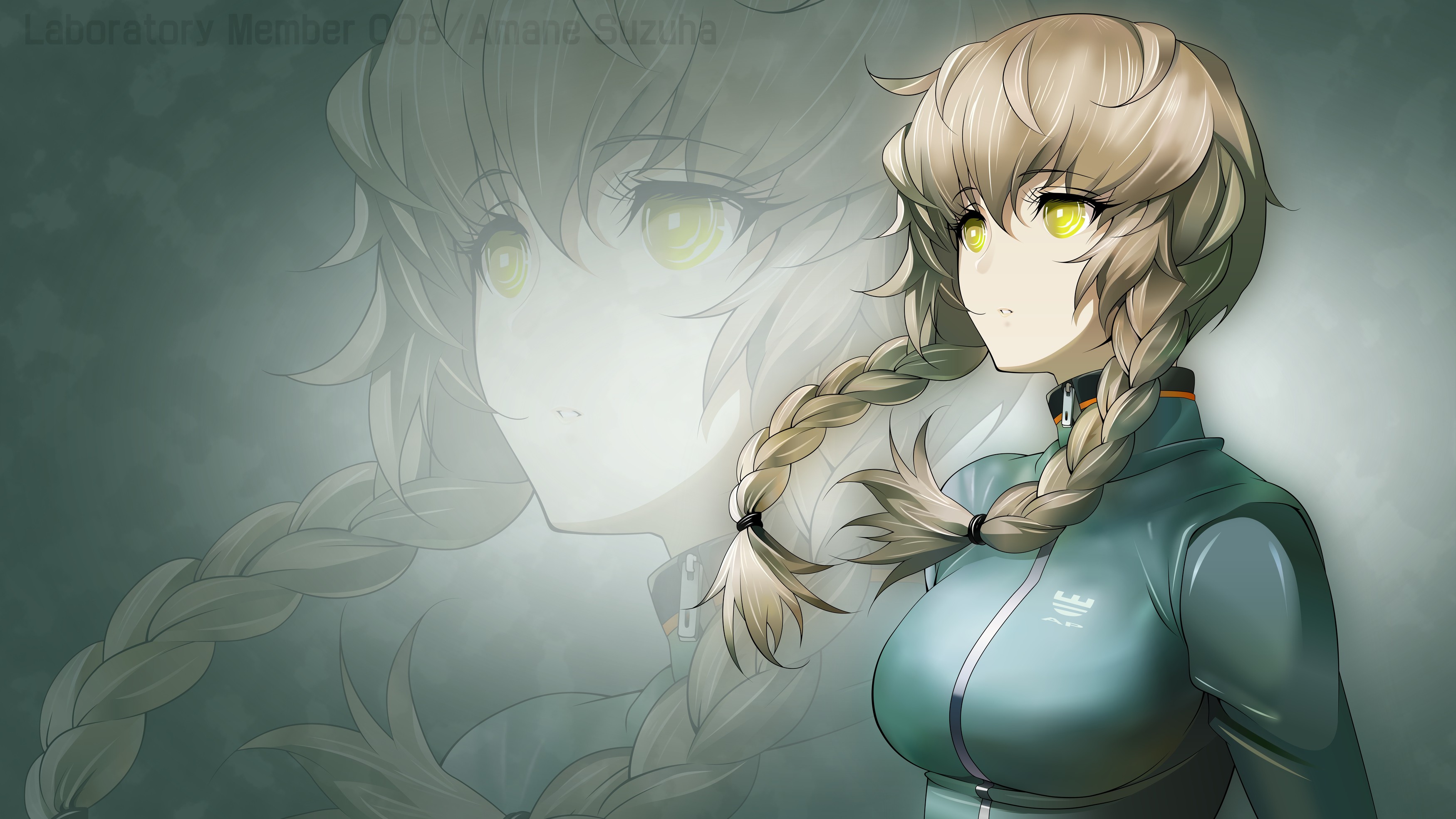 blue, Brown, Gate, Braids, Steinsgate, Amane, Suzuha, Anime, Girls Wallpaper