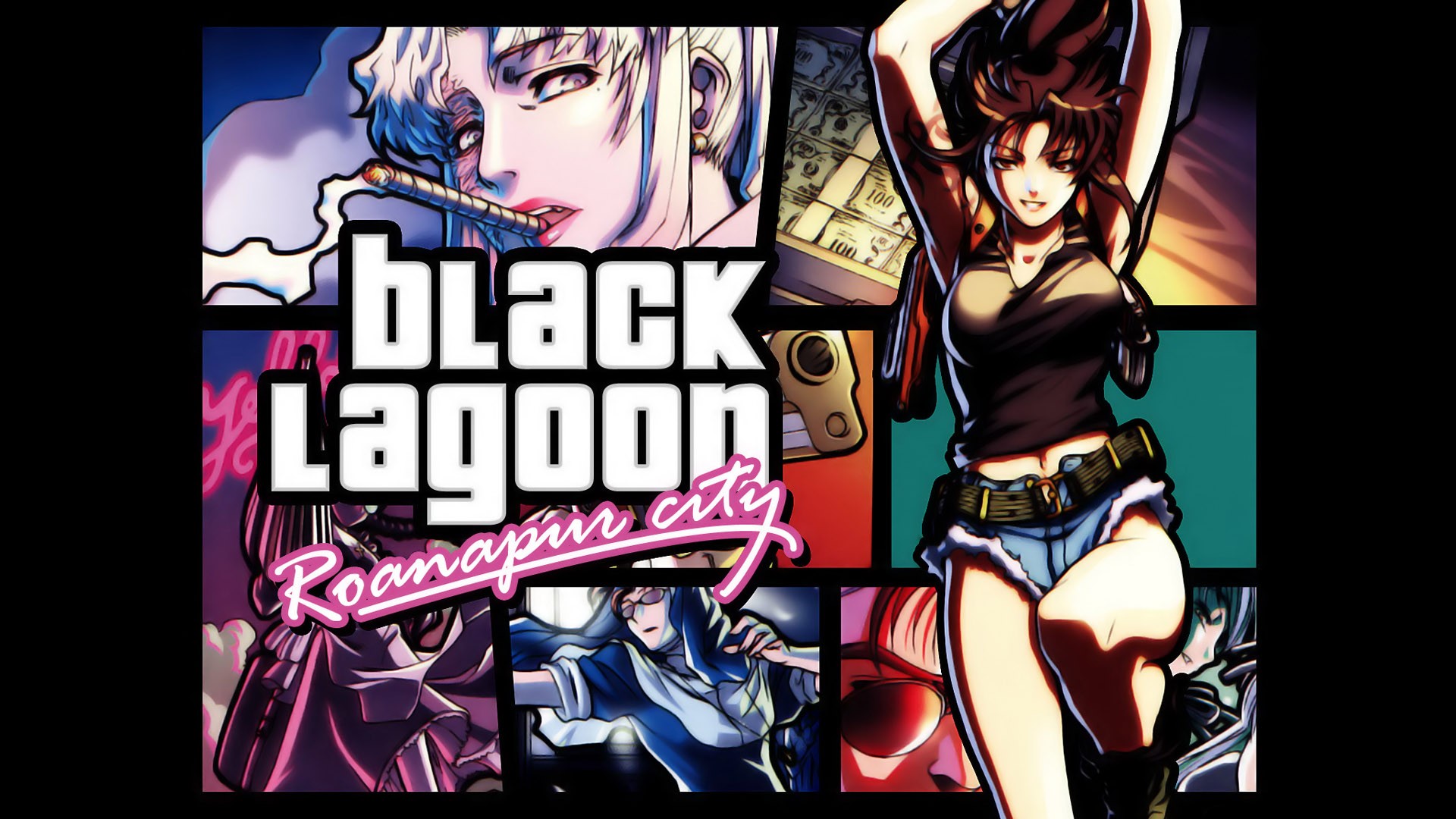 black, Lagoon, Revy, Anime, Girls Wallpaper