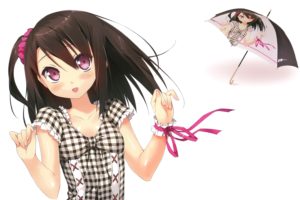 illustrations, Anime, Simple, Background, Anime, Girls, Kantoku,  artist , Original, Characters, Shizuku,  kantoku